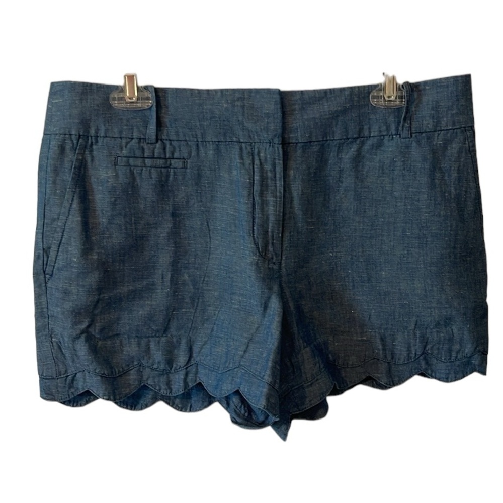 LOFT Riviera Chambray Short 4" Inseam size 6 NWT